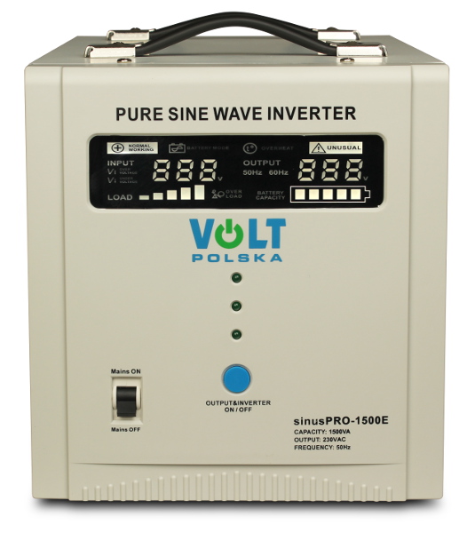PRZETWORNICA VOLT POLSKA SINUSPRO-1500E 12V 1050/1500W-1605630