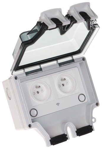 INTELIGENTNE GNIAZDO ELEKTRYCZNE ATLO-S2IP6-TUYA Wi-Fi, Tuya Smart-1664972