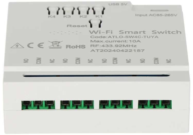 INTELIGENTNY PRZEŁĄCZNIK ATLO-SW4C-TUYA Wi-Fi, Tuya Smart-1769171
