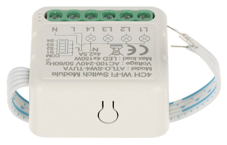 POCZWÓRNY INTELIGENTNY STEROWNIK OŚWIETLENIA LED ATLO-SW4-TUYA Wi-Fi, Tuya Smart-1568794