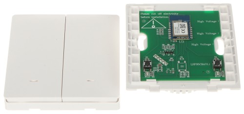 PODWÓJNY INTELIGENTNY PRZEŁĄCZNIK ŚWIATŁA ATLO-WB2/K-TUYA Wi-Fi, Tuya Smart-1623645