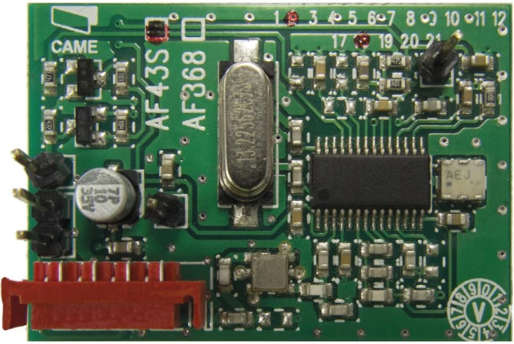 CAME AF43S - karta częstotliwości 433.92 MHz (TOP, ATOMO)-1899641