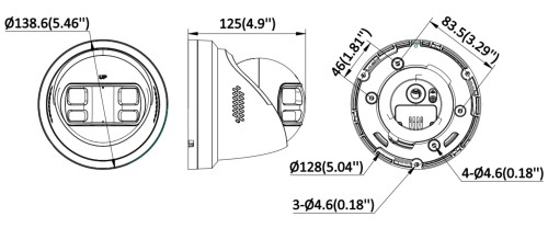 KAMERA IP DS-2CD2387G3P-LIS2UY/SL(180°) PANORAMICZNA ColorVu AcuSense 3.0 - 8Mpx 2.8mm Hikvision-1984798