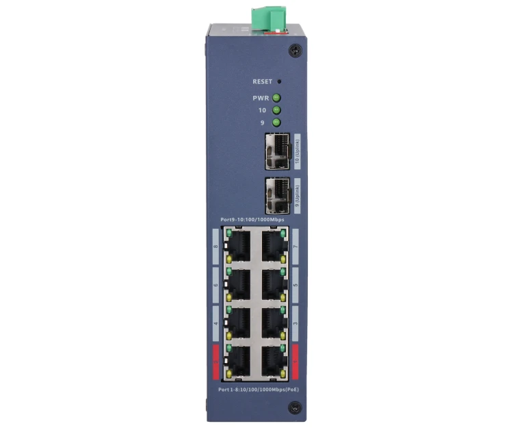 ZARZĄDZALNY SWITCH PRZEMYSŁOWY POE CHS4210-8GT-110 8-PORTOWY + 2X SFP DAHUA-1873988
