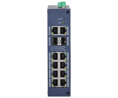 ZARZĄDZALNY SWITCH PRZEMYSŁOWY CHS4212-8GT 8-PORTOWY + 2X UPLINK + 2X SFP DAHUA-1874003