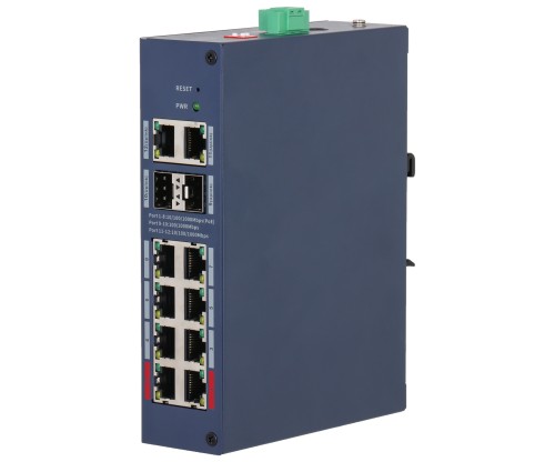 ZARZĄDZALNY SWITCH PRZEMYSŁOWY POE CHS4212-8GT-110 8-PORTOWY + 2X UPLINK + 2X SFP DAHUA-1868888
