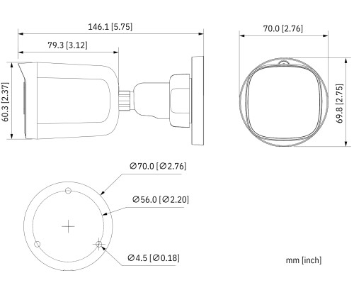 KAMERA AHD, HD-CVI, HD-TVI, PAL HAC-B1A51-U-0280B-S2 - 5Mpx 2.8mm DAHUA-1950725