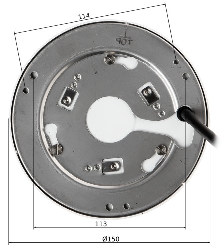 KAMERA WANDALOODPORNA HD-CVI HAC-EBW3802-0250B - 8.3Mpx, 4K UHD 2.5mm - Fish Eye DAHUA-1340362