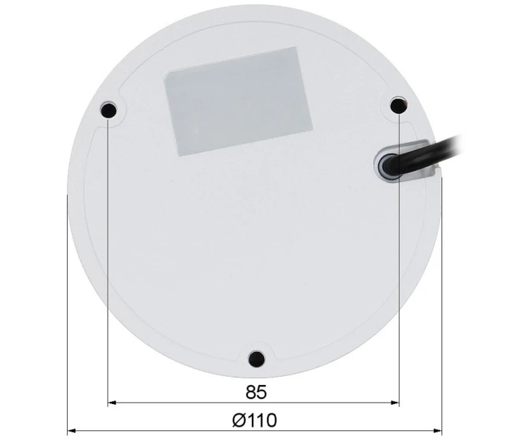 KAMERA WANDALOODPORNA AHD, HD-CVI, HD-TVI, PAL HAC-HDBW2501E-0280B-S2 - 5Mpx 2.8mm DAHUA-1884057