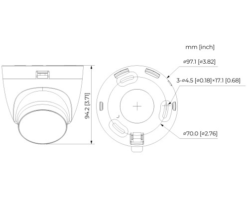 KAMERA AHD, HD-CVI, HD-TVI, CVBS HAC-HDW1509TLQ-A-LED-0280B-S3 Full-Color - 5Mpx 2.8mm DAHUA-1971182