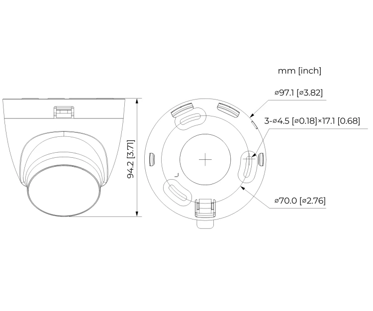 KAMERA AHD, HD-CVI, HD-TVI, CVBS HAC-HDW1509TLQ-A-LED-0280B-S3 Full-Color - 5Mpx 2.8mm DAHUA-1971182
