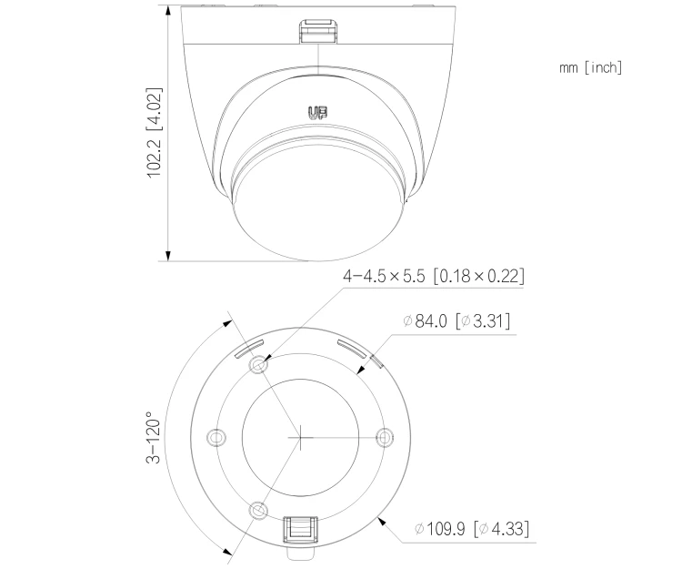 KAMERA AHD, HD-CVI, HD-TVI, PAL HAC-HDW1549X-A-PRO-0280B-DIP WizColor - 5Mpx 2.8mm DAHUA-1873934