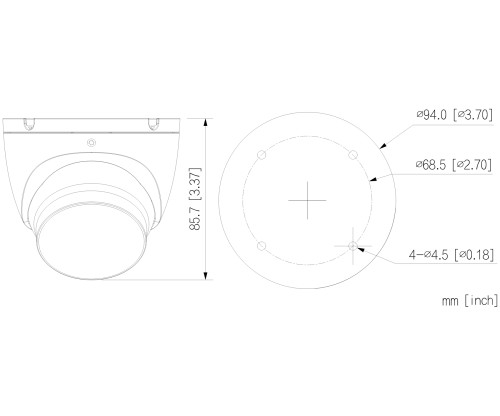 KAMERA AHD, HD-CVI, HD-TVI, PAL HAC-HDW1801TLM-IL-A-0280B-S3-DIP Smart Dual Light - 8Mpx 4K UHD 2.8mm DAHUA-1873872