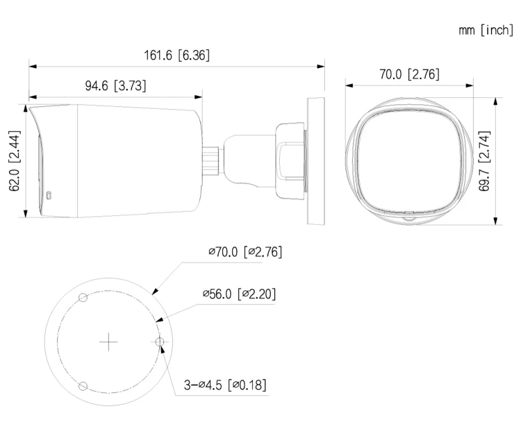 KAMERA AHD, HD-CVI, HD-TVI, PAL HAC-HFW1500RL-0280B-S3-DIP - 5Mpx 2.8mm DAHUA-1873951