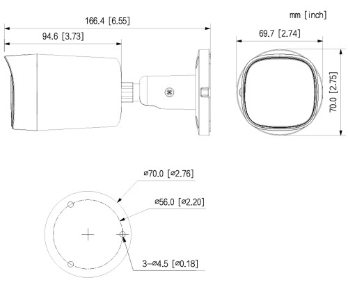 KAMERA AHD, HD-CVI, HD-TVI, PAL HAC-HFW1500RM-0280B-S3-DIP - 5Mpx 2.8mm DAHUA-1884247