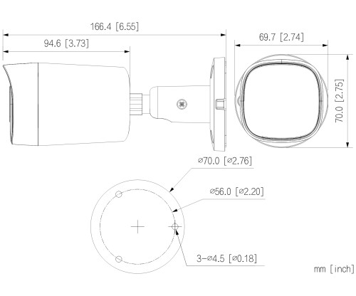KAMERA AHD, HD-CVI, HD-TVI, PAL HAC-HFW1500RM-IL-A-0280B-S3-DIP - 5Mpx 2.8mm <LI> Smart Dual Light DAHUA-1951396