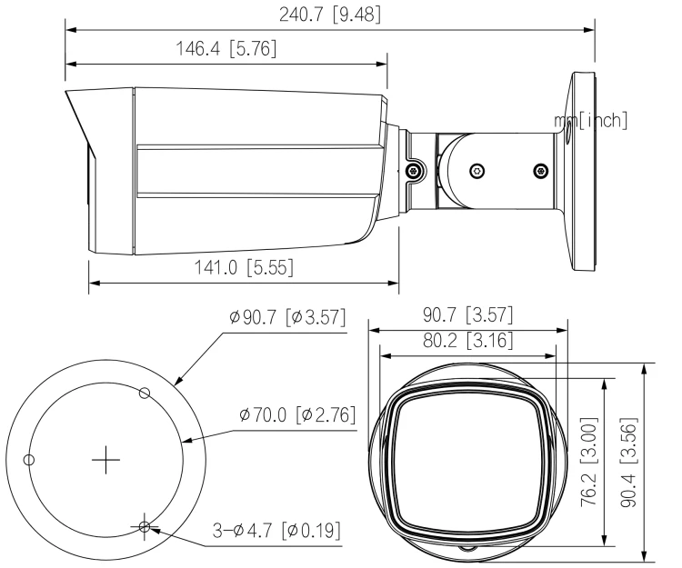 KAMERA AHD, HD-CVI, HD-TVI, PAL HAC-HFW1801TH-IL-A-0360B-S3-DIP Smart Dual Light - 4K UHD 3.6mm DAHUA-1884204
