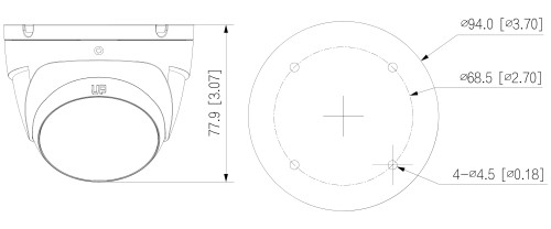 KAMERA AHD, HD-CVI, HD-TVI, PAL HAC-T2A51-U-0280B-S3-DIP - 5Mpx 2.8mm DAHUA-1973890