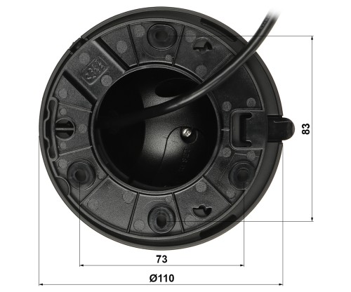 KAMERA IP IPC-HDW21249T-S-IL-0280B-BLACK WizSense - 12Mpx 2.8mm DAHUA-1931740