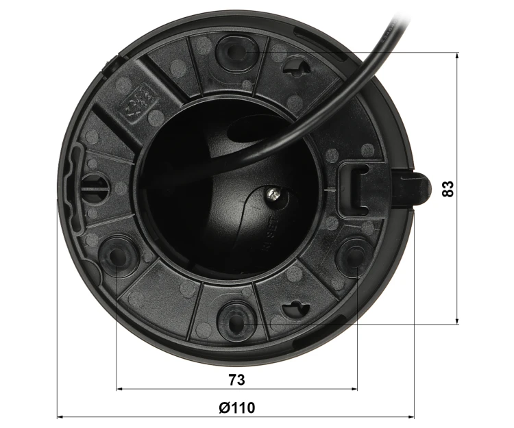 KAMERA IP IPC-HDW21249T-S-IL-0280B-BLACK WizSense - 12Mpx 2.8mm DAHUA-1931740