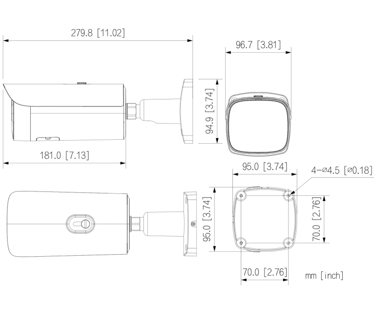 KAMERA IP IPC-HFW5859E1-ZE-IL-2712 Smart Dual Light WizMind - 8Mpx 2.7... 12mm DAHUA-1950692