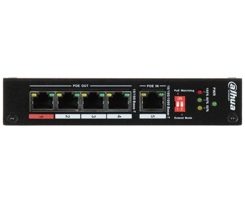 SWITCH POE / EXTENDER PFT1500 4-PORTOWY + 1X UPLINK DAHUA-1937814