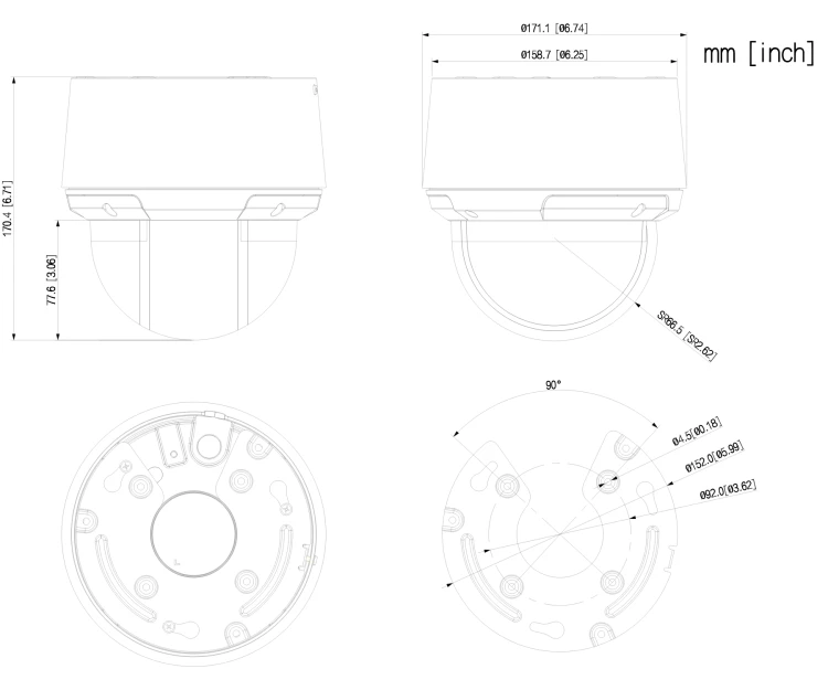 KAMERA IP SZYBKOOBROTOWA SD4A425DB-HNY-R WizSense - 4Mpx 5... 125mm DAHUA-1954634