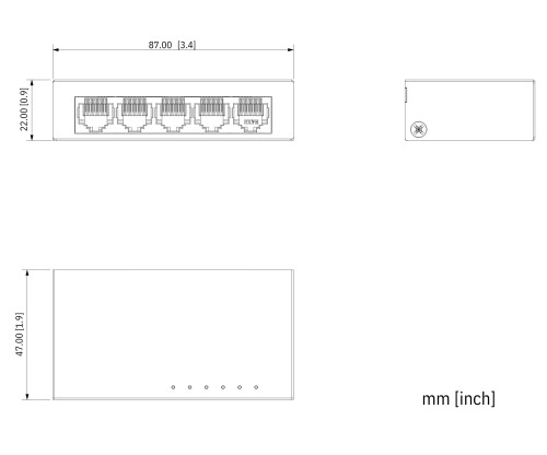 SWITCH   SG1005-EUR 5-PORTOWY DAHUA-1950171