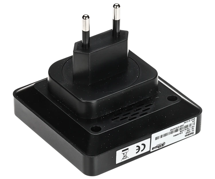 DZWONEK BEZPRZEWODOWY Z KAMERĄ + GONG BEZPRZEWODOWY VDKB01-BB Wi-Fi 6, 4Mpx DAHUA-1985855