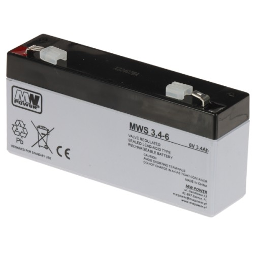 AKUMULATOR 6V/3.4AH-MWS-1884523