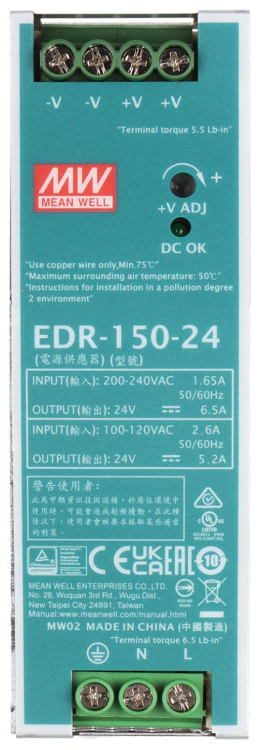ZASILACZ IMPULSOWY EDR-150-24 MEAN WELL-1663326