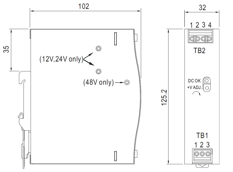 ZASILACZ IMPULSOWY EDR-75-12 MEAN WELL-1663376