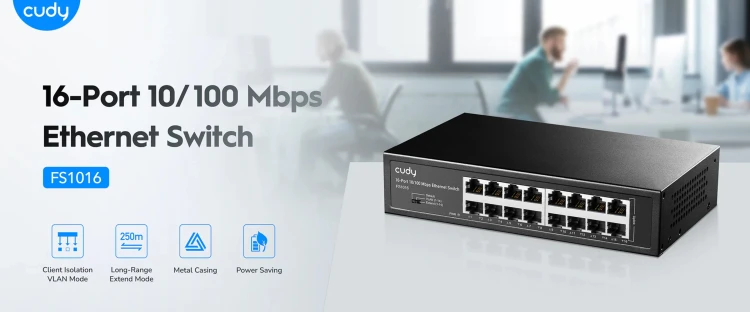 SWITCH   FS1016 16-PORTOWY CUDY-1937922