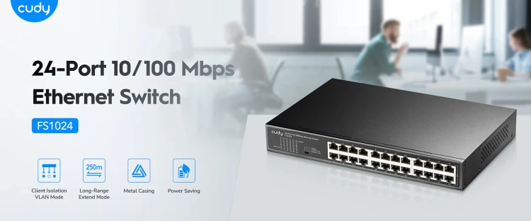 SWITCH   FS1024 24-PORTOWY CUDY-1937900