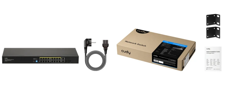 SWITCH POE GS1018PS2 16-PORTOWY + 2X UPLINK + 2X SFP CUDY-1937884