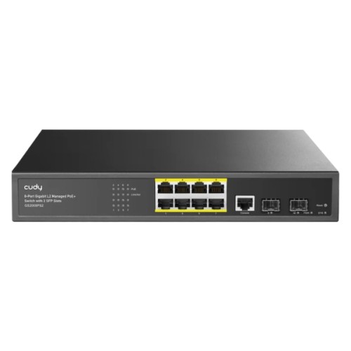 SWITCH POE GS2008PS2 8-PORTOWY + 2X SFP CUDY-1938034