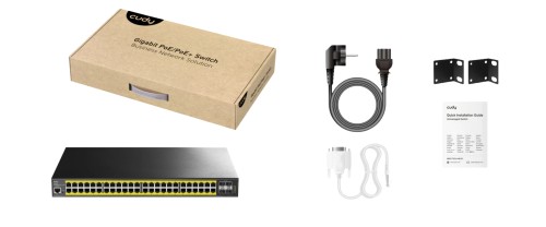 SWITCH POE GS2048PS4-720W 48-PORTOWY + 4X SFP+ CUDY-1938098