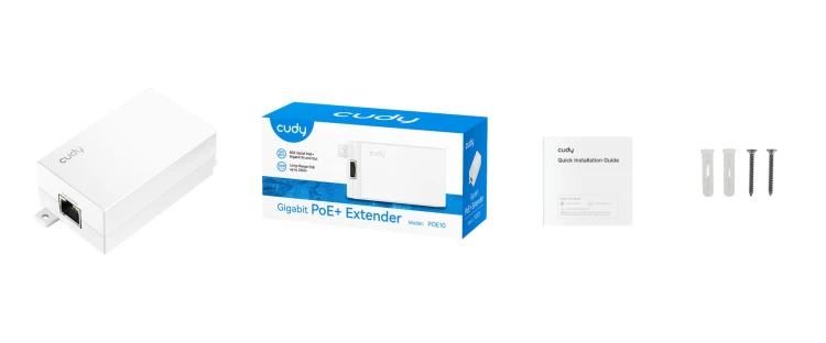 EXTENDER ETHERNET+PoE POE10 CUDY-1931499