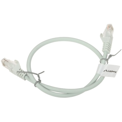 PATCHCORD RJ45/6/0.5-CU-GREY 0.5m Lanberg-1985417