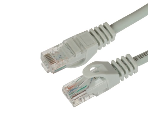 PATCHCORD RJ45/6/0.5-CU-GREY 0.5m Lanberg-1985418