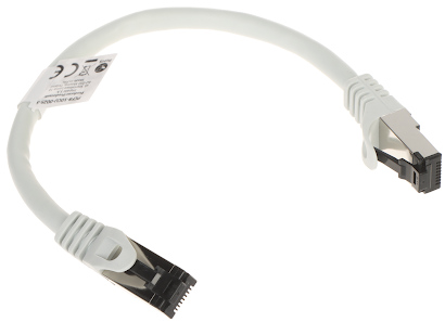 PATCHCORD RJ45/SFTP/8.1/0.25-GREY 0.25m Lanberg-1683589