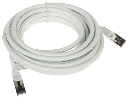 PATCHCORD RJ45/SFTP/8.1/5.0-GREY 5.0m Lanberg-1683597