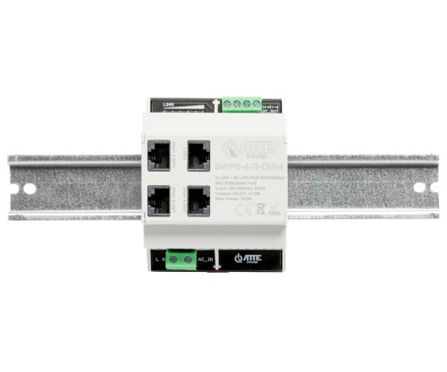 Switch POE SWPS-4-11-DIN4 3-PORTOWY + 1X UPLINK ATTE-1874249