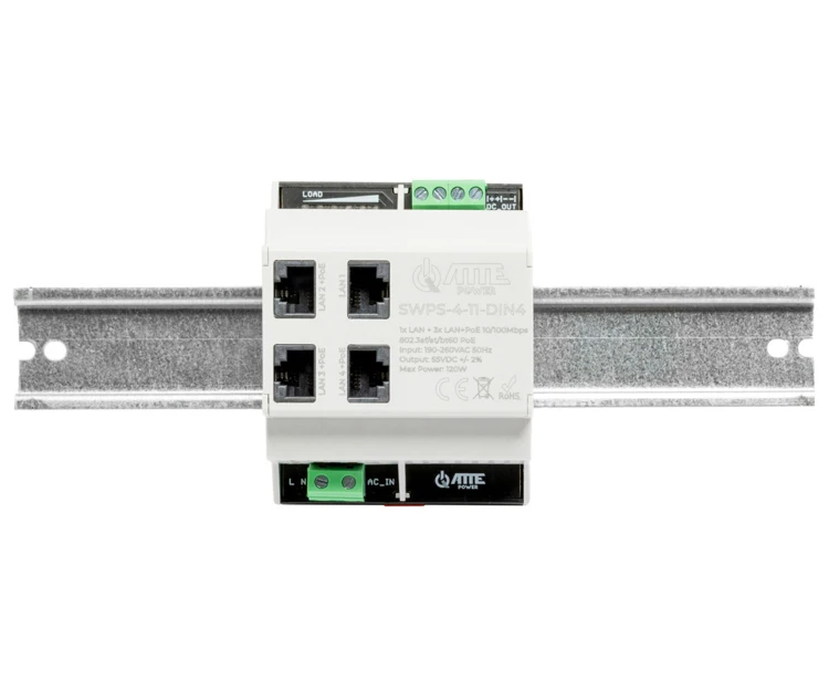 Switch POE SWPS-4-11-DIN4 3-PORTOWY + 1X UPLINK ATTE-1874249