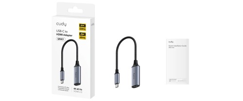 ADAPTER UH401 WTYK USB-C / GNIAZDO HDMI CUDY-1937992