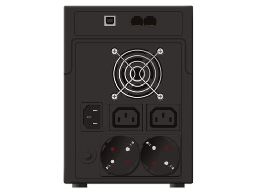 UPS POWERWALKER LINE-INTERACTIVE 1200VA 2X SCHUKO + 2X IEC OUT, RJ11/RJ45 IN/OUT, USB-1151195