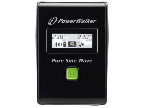UPS POWERWALKER LINE-INTERACTIVE 800VA 2X PL 230V, PURE SINE WAVE, RJ11/45 IN/OUT, USB, LCD-1151373