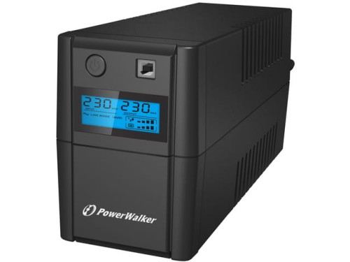UPS POWERWALKER LINE-INTERACTIVE 850VA 2X 230V PL OUT, RJ11 IN/OUT, USB, LCD,-1151399