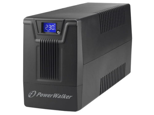UPS POWERWALKER LINE-INTERACTIVE 600VA SCL 2X PL 230V, RJ11/45 IN/OUT, USB, LCD-1151318