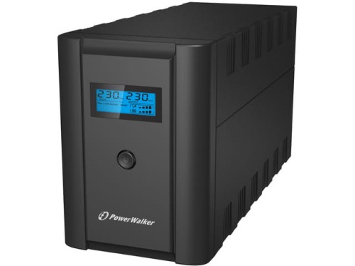 UPS POWERWALKER LINE-INTERACTIVE 1200VA 2X 230V PL + 2X IEC OUT, RJ11/RJ45 IN/OUT, USB, LCD-1151186